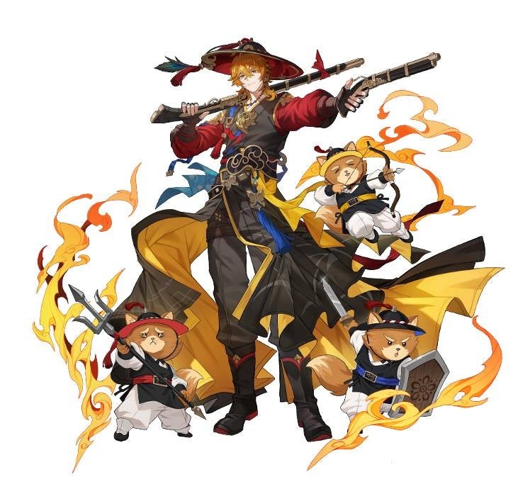 セブンナイツ Re:BIRTHの伝説キャラクターユンゴン公式画像